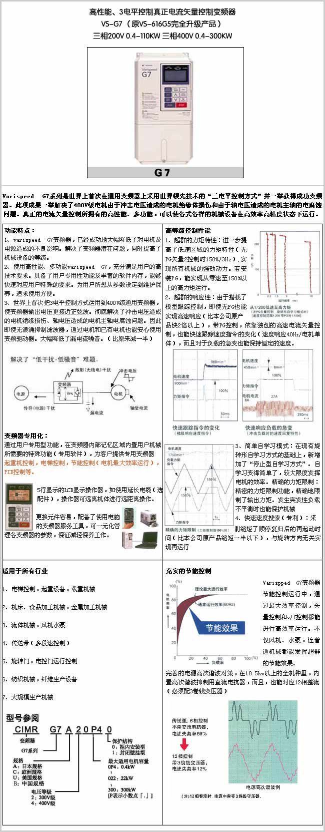 安川变频器